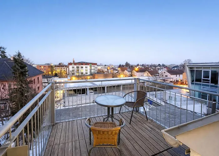 公寓 Leta Homes - Komfortable Mit Traumbalkon Mit Flexiblem, Self-check-in & Eigenen Parkplaetzen *
